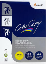 Mondi Hartie MONDI Color Copy Coated Glossy, A4, 135 g/mp, 250 coli/top