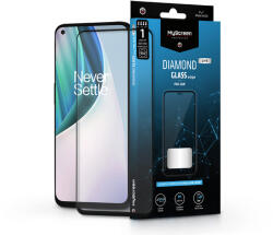 OnePlus Nord N10 5G/N200 5G edzett üveg képernyővédő fólia - MyScreen Protector Diamond Glass Lite Edge2.5D Full Glue - fekete