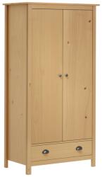 vidaXL Șifonier cu 2 uși Hill, 89x50x170 cm, lemn masiv de pin (288947)