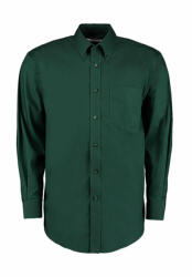 Kustom Kit Férfi hosszú ujjú Ing Kustom Kit Classic Fit Premium Oxford Shirt L, Sötétzöld