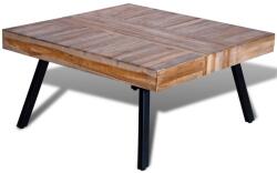 vidaXL Măsuță de cafea pătrată, lemn de tec reciclat (241706) - comfy Masa de cafea