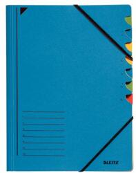 Leitz Mapa carton A4 cu elastic si 7 separatoare albastru Leitz Fashion (ESS39070035)