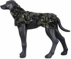  Rukka Pets Rukka® Comfy Pile kutyadzseki, zöld terepmintás, kb. 50, 5 cm háthossz