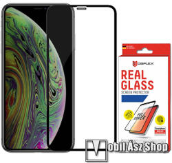 Displex APPLE iPhone 11 Pro, iPhone X, iPhone XS, DISPLEX üvegfólia, 10H, Full glue, Full cover, Fekete (01413)