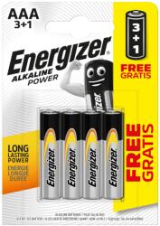 Energizer Baterii de tip micropencil Alkaline Power - 4x AAA - 3+1 gratuit - Energizer Baterii de unica folosinta