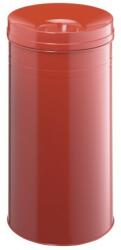 DURABLE Szemetes SAFE 60L (3327-03) piros TŰZbiztos hulladékgyűjtő - Alumínium