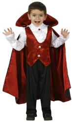 Atosa Costum vampir rosu baietel - 8 - 10 ani / 140 cm Costum bal mascat copii