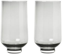 Blomus Pahar pentru apă FLOW set de 2 buc, 400 ml, sticlă fumurie, Blomus (63919)