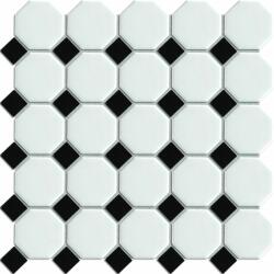 Premium Mosaic Mozaik Premium Mosaic mix black/white 30x30 cm matt/fényes MOSOCTAGON (MOSOCTAGON)