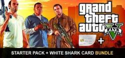 Rockstar Games Grand Theft Auto V Premium Online Edition + Great White Shark Card Bundle (Xbox One)