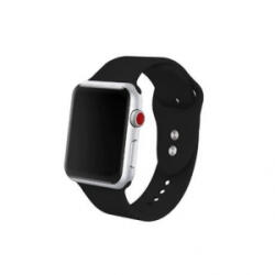 Mybandz Apple Watch 38/40mm szilikon óraszíj fekete (APW381330)