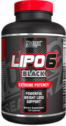 Nutrex Lipo 6 Black 120 caps black pepper - suplimente-sport