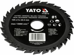 TOYA Диск за циркуляр yato, груб, Ф 125 х 22.2 мм (59172)