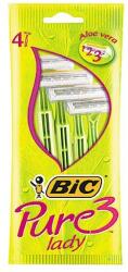 BIC Aparat de ras Pure 3 Lady, 4 buc - Bic 4 buc