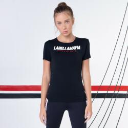 Labellamafia Essentials Preto fekete női póló - LABELLAMAFIA S