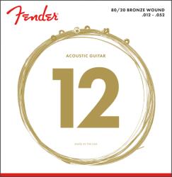 Fender 70L 80/20 Bronze - Set Corzi Chitara Acustica 12-52 (073-0070-403)