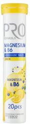 TESCO Pro Formula citromízű pezsgőtabletta magnéziummal és B6-vitaminnal 20 db 80 g