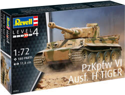 Revell PzKpfw VI Tiger Ausf. H 1: 72 makett harcjármű 1: 72 (03262) (03262)