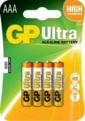 GP Batteries Ultra alkáli AAA mikró elem 24AU (LR03) bl/4 (B1911, GP24AU-C4) (GP-B1911)
