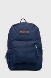 JanSport hátizsák sötétkék, nagy, sima - sötétkék Univerzális méret - answear - 9 990 Ft