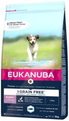 EUKANUBA Dog Grain Free Puppy Small/Medium Ocean Fish 12 kg