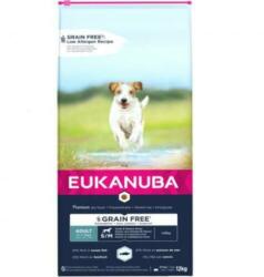 EUKANUBA Dog Grain Free Adult Small/Medium Ocean Fish 12 kg