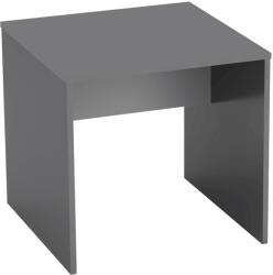 Mobikon Birou din mdf laminat gri Rioma II 80x80x76 cm (0000281246)