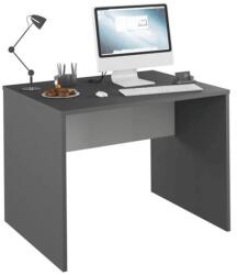 Mobikon Birou din mdf laminat gri Rioma 100x80x76 cm (0000281234)