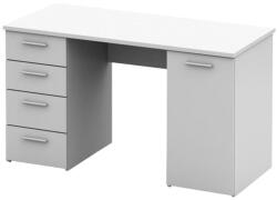 Mobikon Birou din mdf alb Eustach 137x60x76 cm (0000094884)