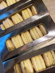  Macaronos doboz 12 db-os ezüst 5, 5*29*5 cm