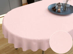 Goldea față de masă teflonată - roz tigrat - ovală 140 x 200 cm Fata de masa