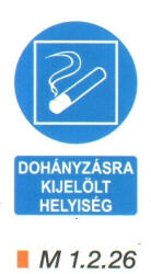  Dohányzásra kijelölt helyiség m 1.2. 26 (m1226)