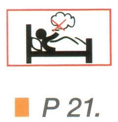  Ágyban dohányozni tilos! P21 (P21)