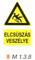 Elcsúszás veszélye m 1.3. 8 (m138)