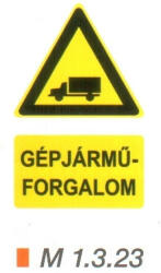  Vigyázz! Gépjárműforgalom m 1.3. 23 (m1323)