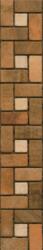 Premium Mosaic Stone Élvédő Premium Mosaic Stone narancssárga 5x30 cm matt L4STMOSMIX1 (L4STMOSMIX1)