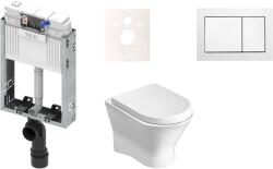 TECE Fali WC szett falra szerelhető Tece TECEbox fehér színben hátsó kifolyással KMPLNEXOT (KMPLNEXOT)