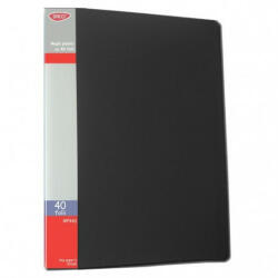 Daco Mapa plastic A4 cu 40 de folii Daco MP440N, Negru (MP440N)