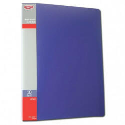 Daco Mapa plastic A4 cu 10 folii Daco MP410A, Albastru (MP410A)