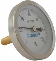 Install hőmérő 63-as 0-120°C 100mm (T-1103100)