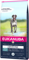 EUKANUBA 2x12kg Eukanuba Grain Free Adult Large Dogs lazaccal száraz kutyatáp