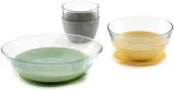 Beaba Étkészlet üvegből Duralex Yellow Glass Meal Beaba kiváló minőségű temperált anyagból 36 hó-tól (BE913518)