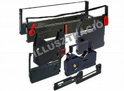 Utángyártott Festékszalag 13 mm-es két orsós számológéphez, írógépekhez, VICTORIA GR 51, fekete (KV051B)