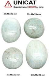 Palm Stone Amazonit Natural - 51-68 x 45-49 x 20-26 mm - (XXL) - 1 Buc