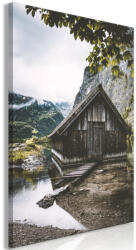 Artgeist Kép - House in the Mountains (1 Part) Vertical 40x60