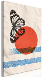 Artgeist Kép - Butterfly and Sunrise (1 Part) Vertical 40x60