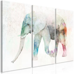 Artgeist Kép - Painted Elephant (3 Parts) 120x80