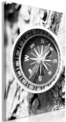 Artgeist Kép - Black and White Compass (1 Part) Vertical 40x60