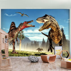 Artgeist Fotótapéta - Fighting Dinosaurs 100x70