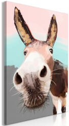 Artgeist Kép - Curious Donkey (1 Part) Vertical 40x60